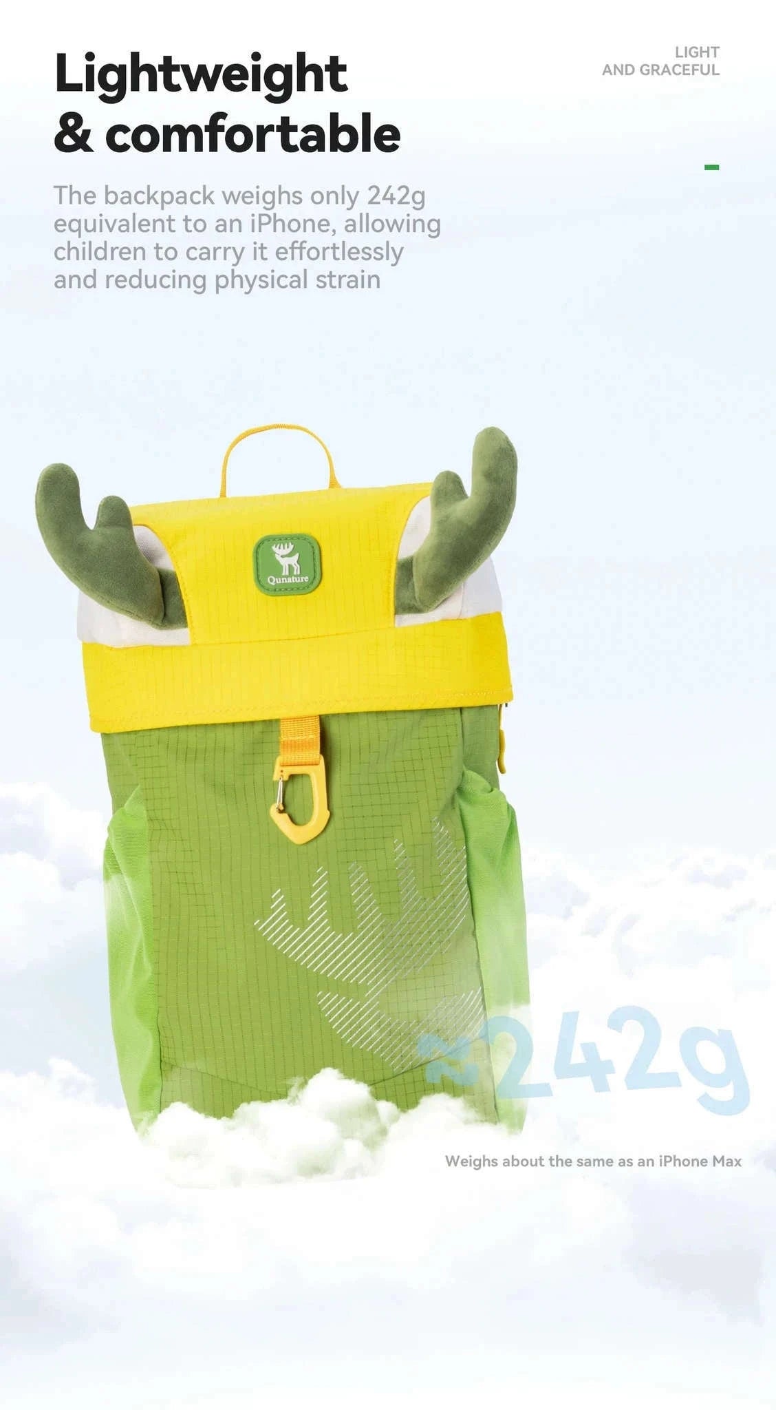 8L Kids Lightweight Hiking Backpack Breathable Nylon Daypack-60012801