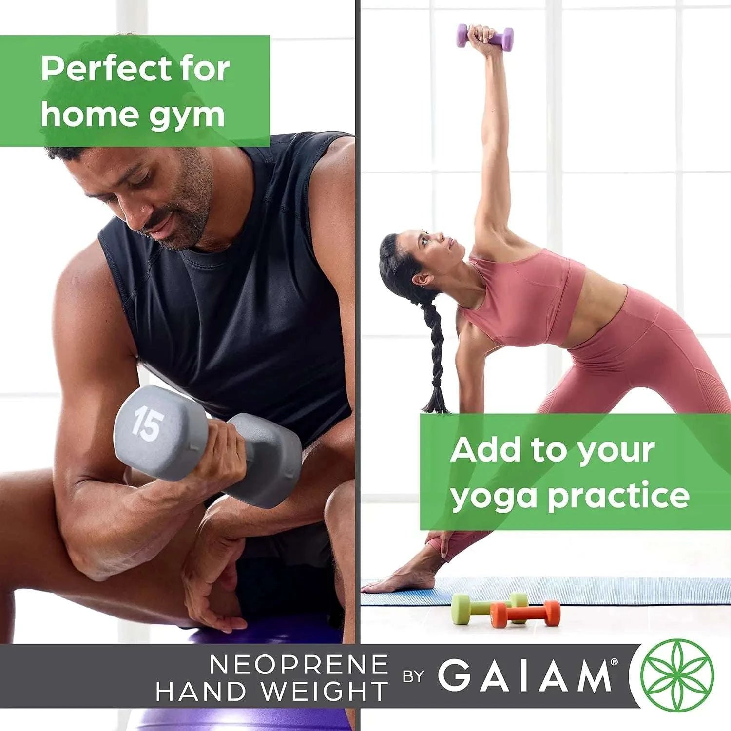 8lb Neoprene Hex Dumbbell for Home Workouts with Non-Slip Grip-United States