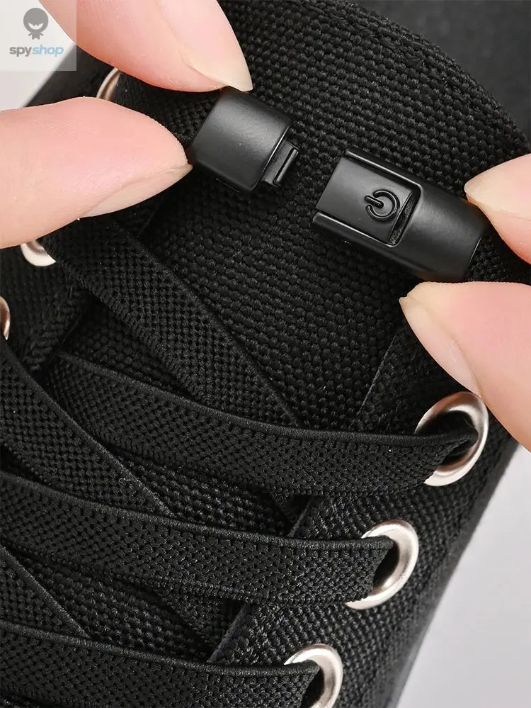 8mm No Tie Shoe Laces Press Lock Shoelaces Without Ties Elastic Laces Sneaker Kids Adult Widened Flat Shoelace for Shoes Spy-shop.com