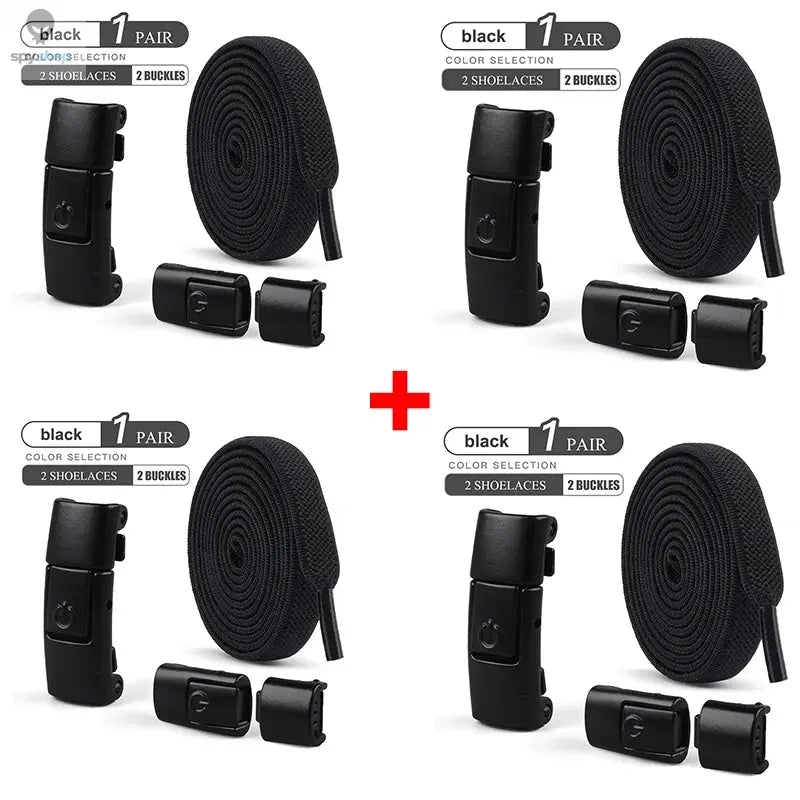 8mm No Tie Shoe Laces Press Lock Shoelaces Without Ties Elastic Laces Sneaker Kids Adult Widened Flat Shoelace for Shoes Spy-shop.com