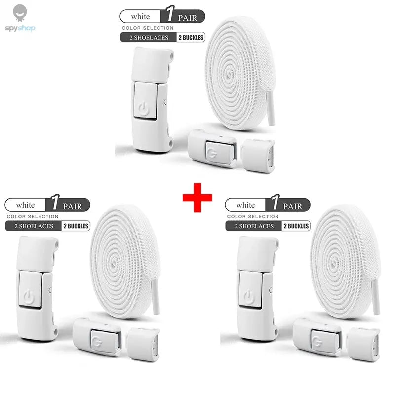 8mm No Tie Shoe Laces Press Lock Shoelaces Without Ties Elastic Laces Sneaker Kids Adult Widened Flat Shoelace for Shoes Spy-shop.com