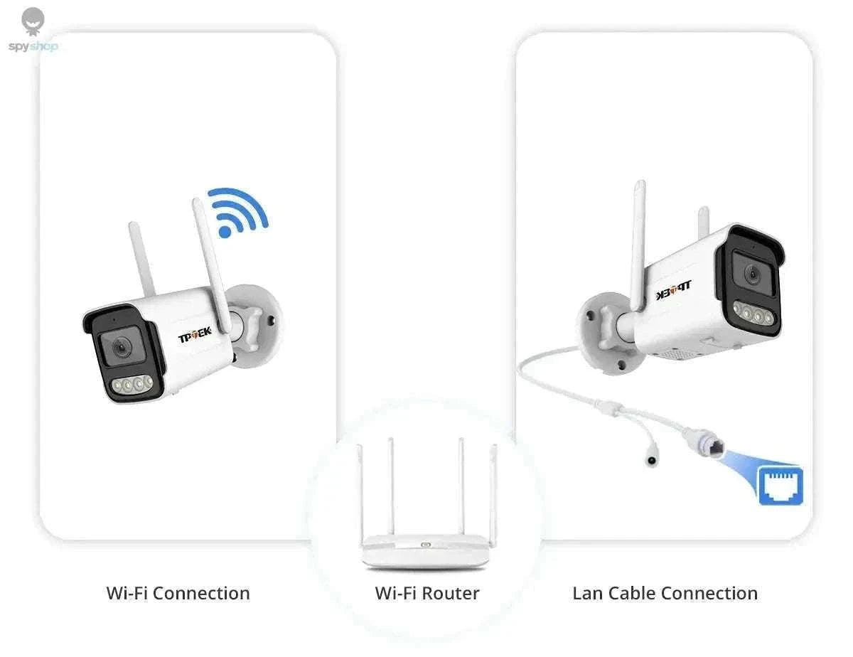 8MP 4K Outdoor Surveillance Camera with AI Detection-8MP 128G TF Card / EU Plug / CHINA