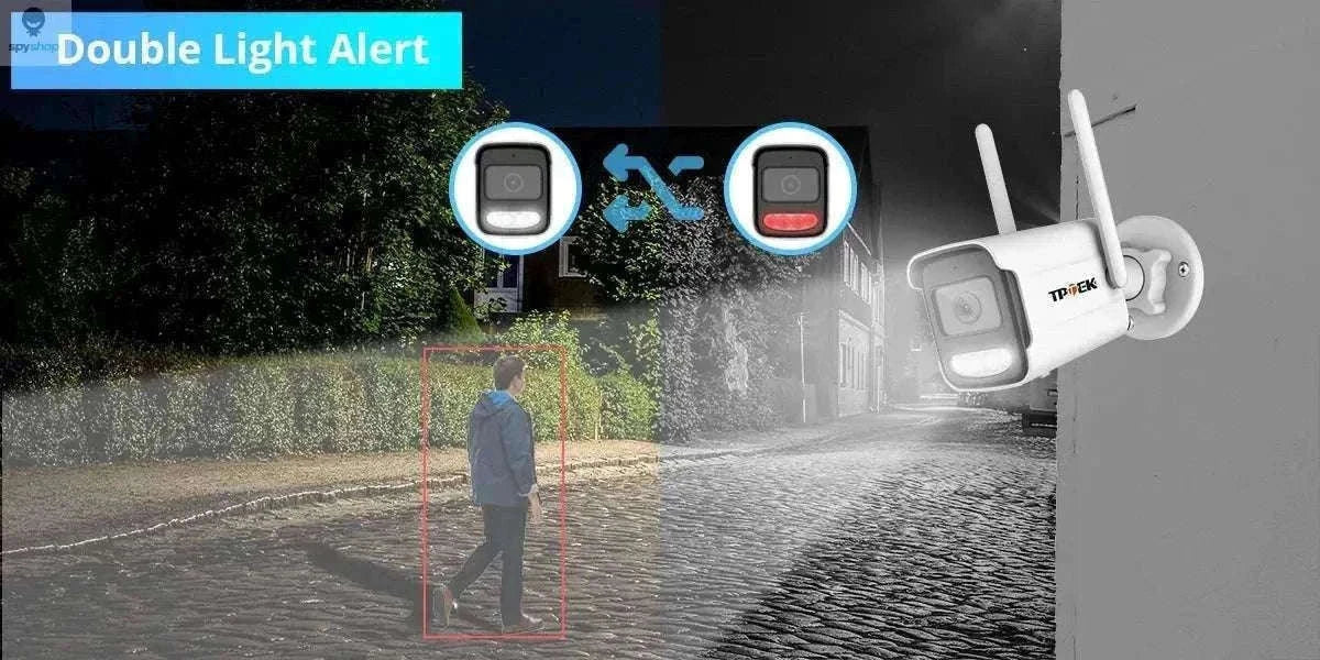 8MP 4K Outdoor Surveillance Camera with AI Detection-8MP 128G TF Card / EU Plug / CHINA