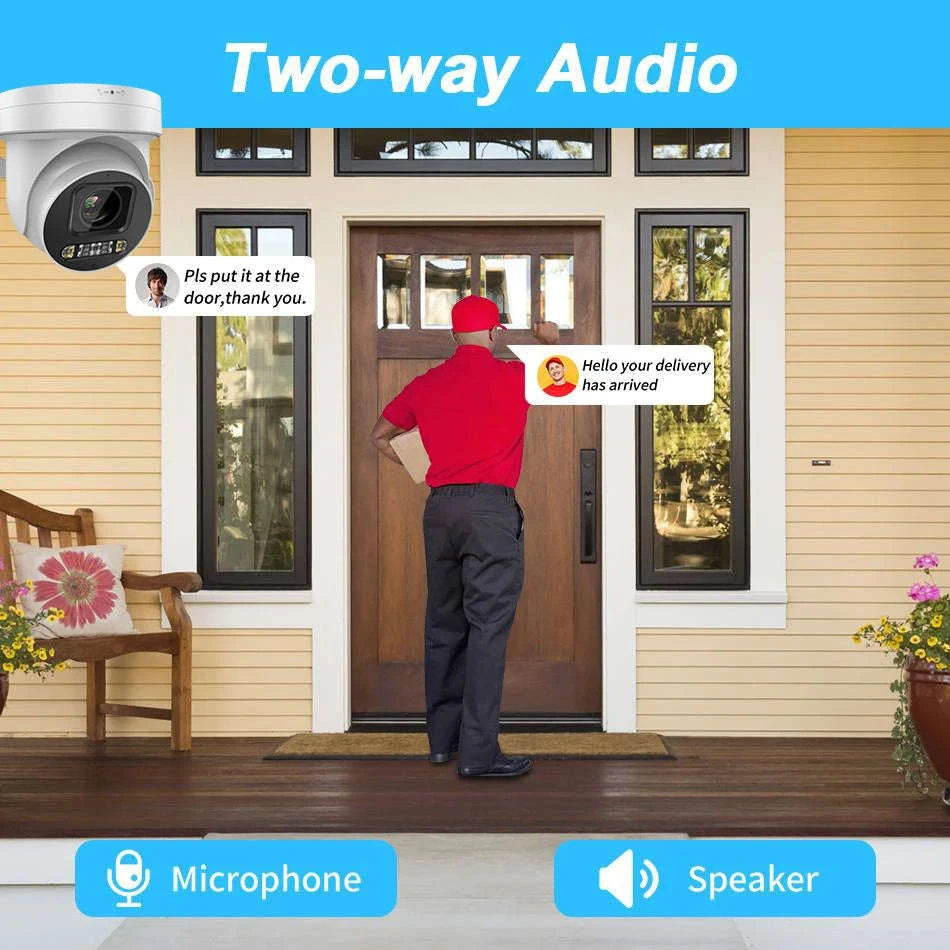 8MP ColorVu PTZ Camera with 5X Zoom and Two‑Way Audio-Updated / CHINA