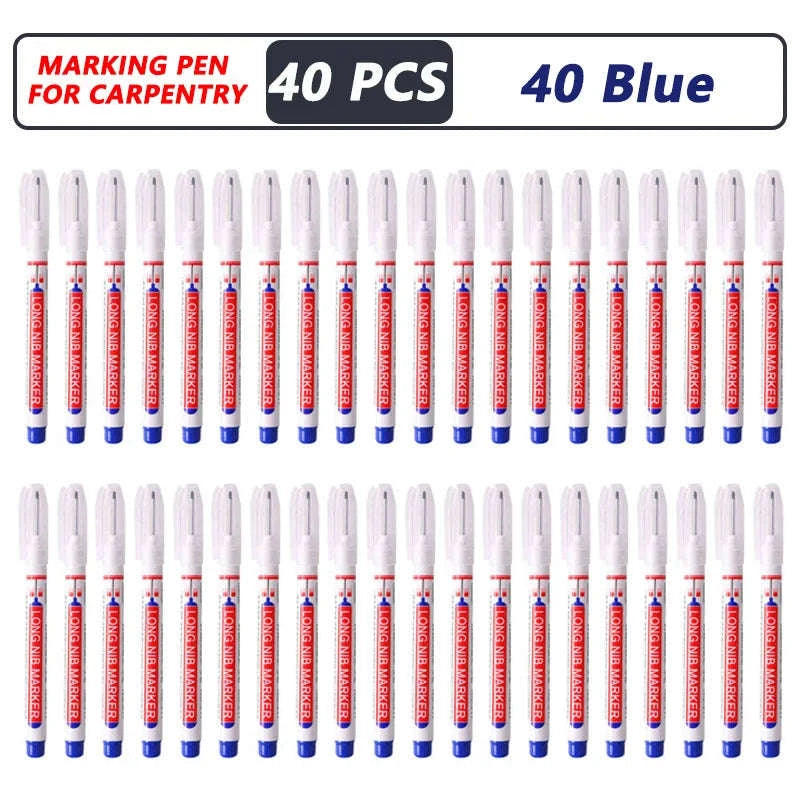 8Pcs Deep Hole Markers for Precision Marking-4Red 4Blue