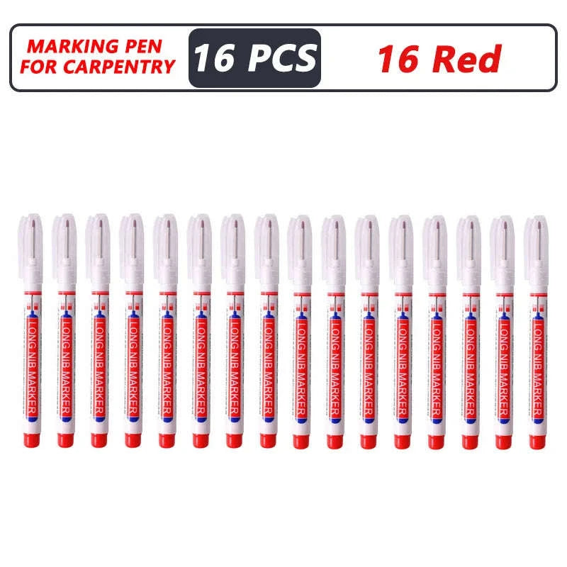 8Pcs Deep Hole Markers for Precision Marking-4Red 4Blue
