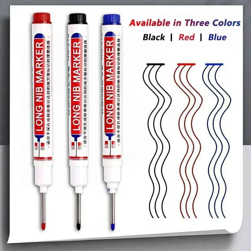 8Pcs Deep Hole Markers for Precision Marking-4Red 4Blue