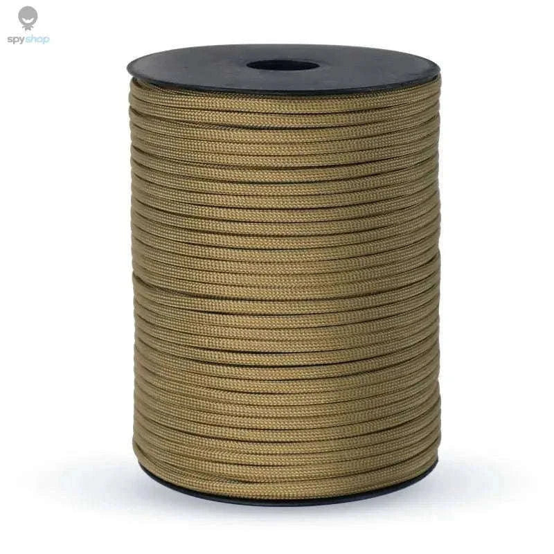 9-Core 4mm Paracord Rope for Camping, DIY, and Everyday Use-Black / 100M