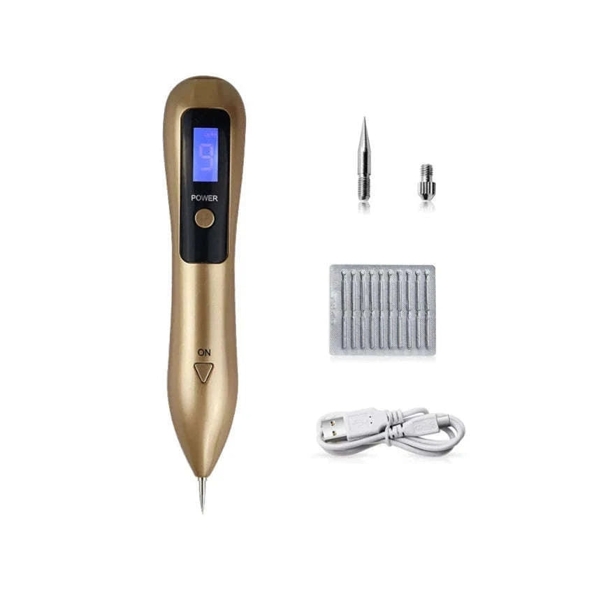 9-Level Plasma Beauty Pen for Targeted Spot Care-Silver / CHINA