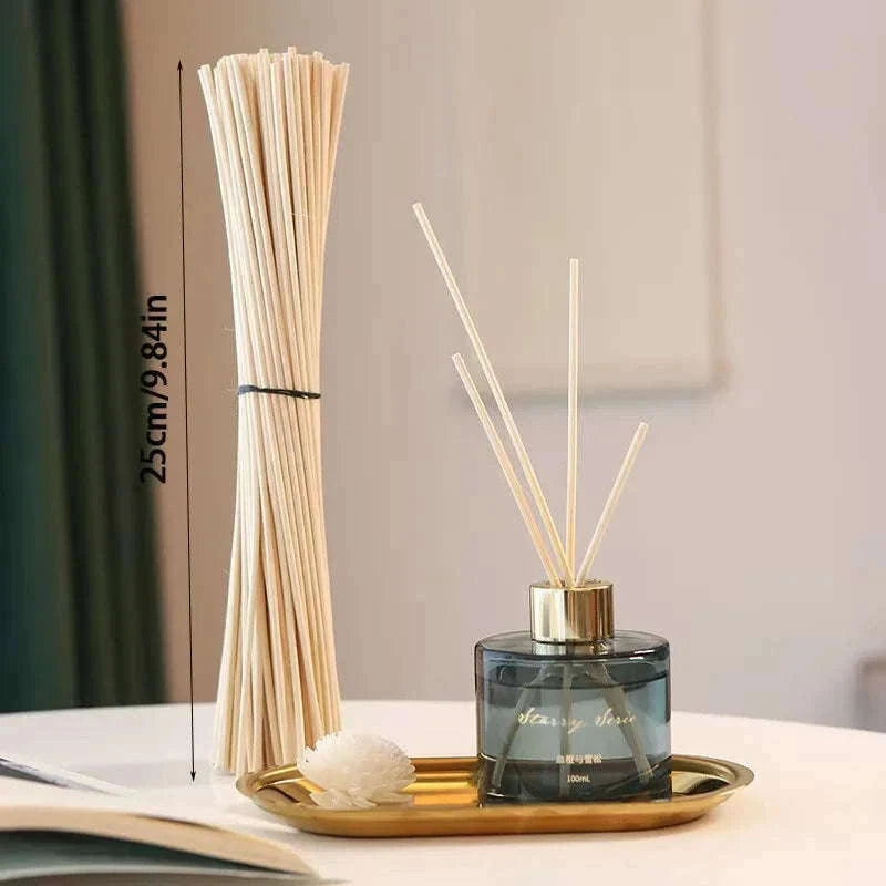9-Piece Flower Rattan Diffuser Sticks for Home Fragrance-9pcs