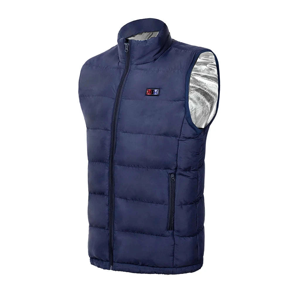 9‑Zone Graphene Heated Jacket for Men & Women-9 areas heated black / XXL