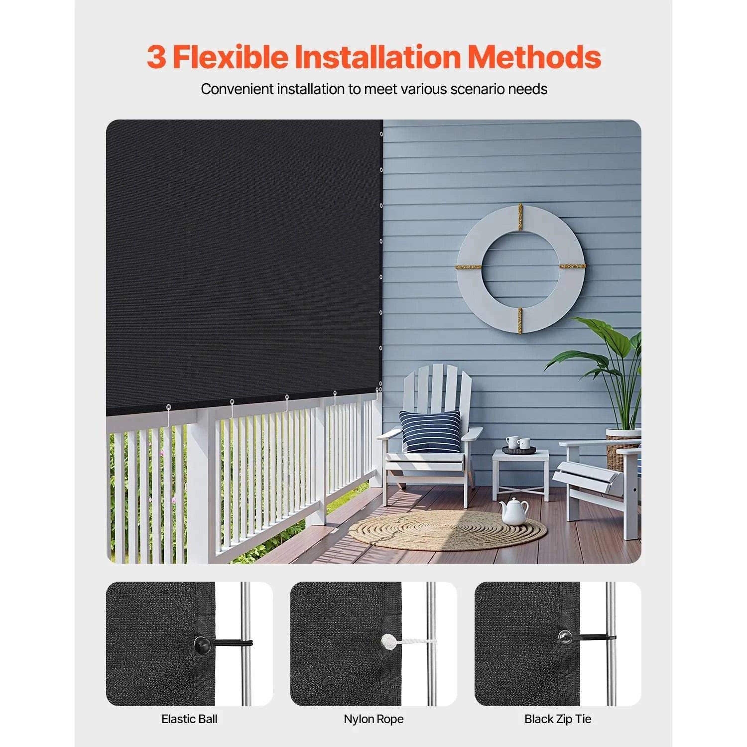90% Sun Shade Cloth HDPE Pergola Cover for Patio Garden-185GSM 10x10ft Black / GERMANY