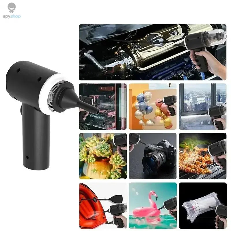 9000Pa Wireless Car Vacuum Cleaner USB Charging 1200mAh Portable Cleaning Appliance Mini Wet and Dry Vacuum Cleaner Household Spy-shop.com