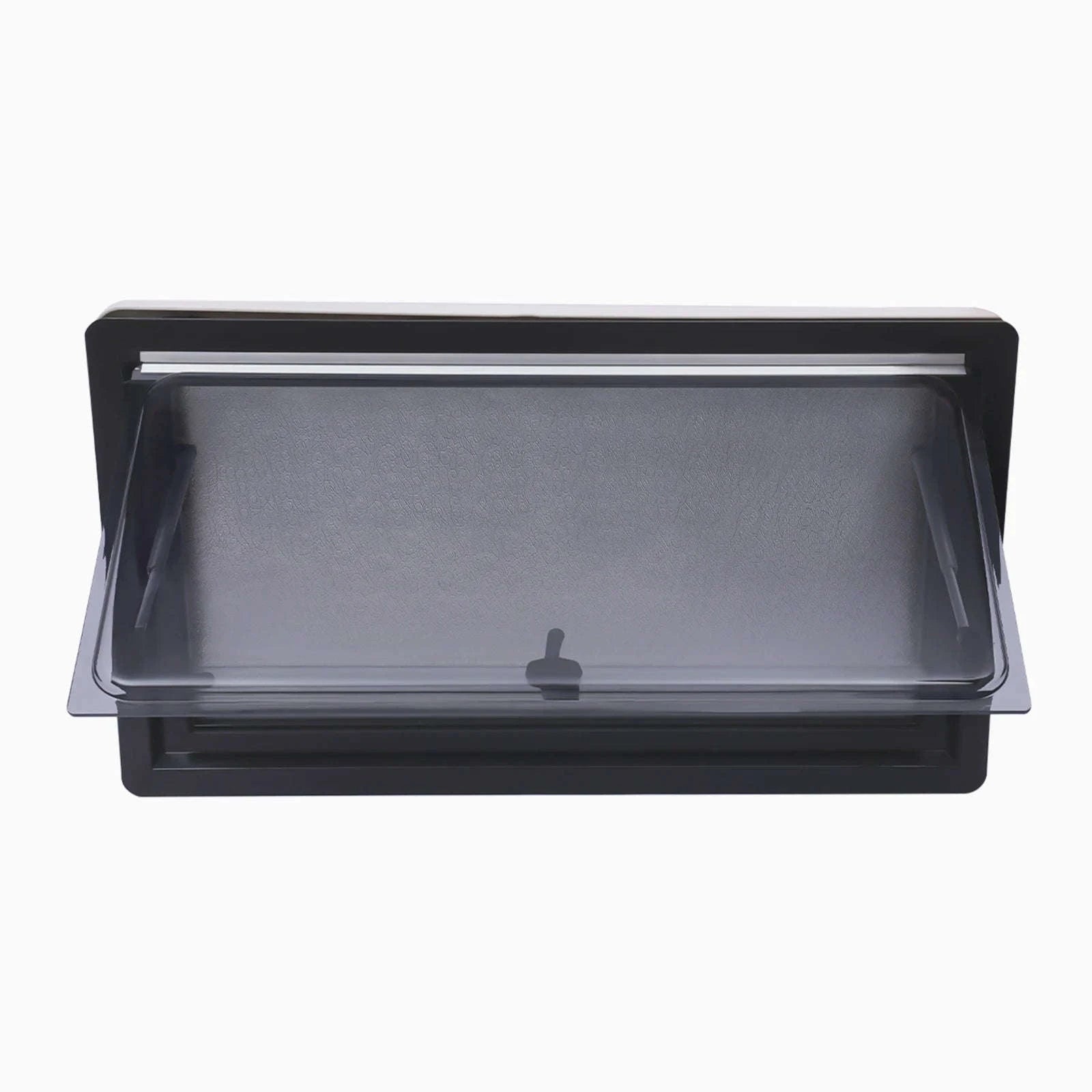 900x500mm Caravan Ventilation Window with Blind and Screen-Black / spain