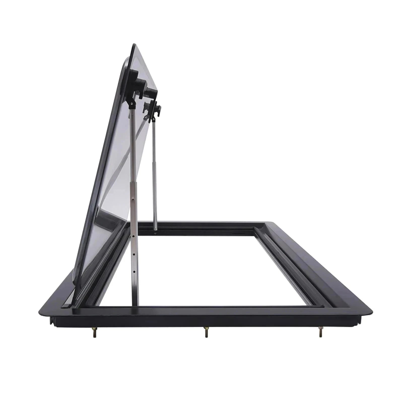 900x500mm Caravan Ventilation Window with Blind and Screen-Black / spain