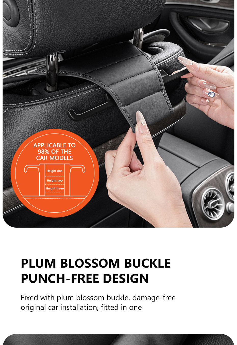 SEAMETAL Breathable Car Front Seat Cover Wear-Resistant Anti Slip Car Seat Cushion Protection Cover Universal for Sedan Suv Mpv