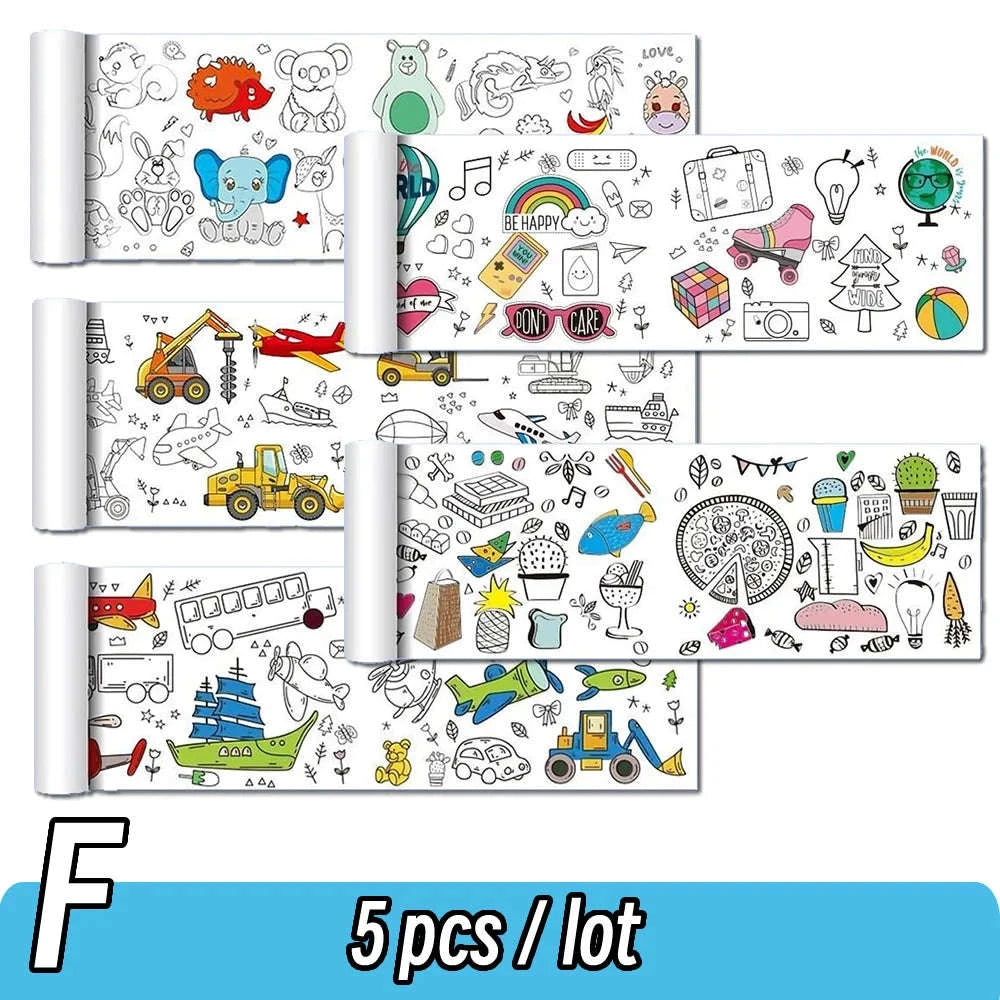 90cm Animal Canvas Drawing Roll for Kids-1 Paper Space