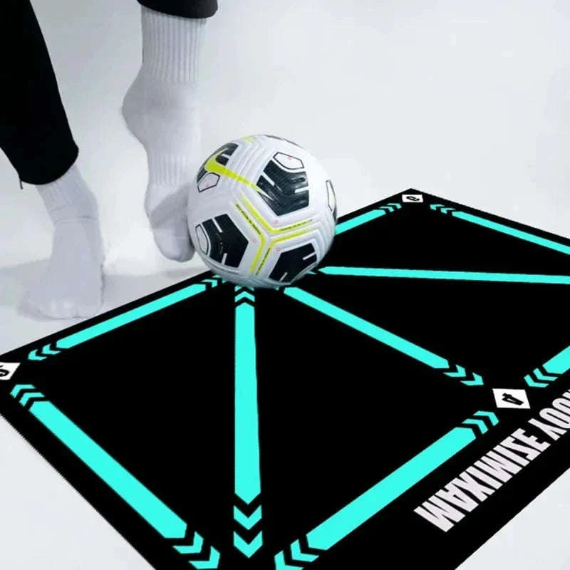 90cm Non-Slip Foldable Football Training Mat-mat and video