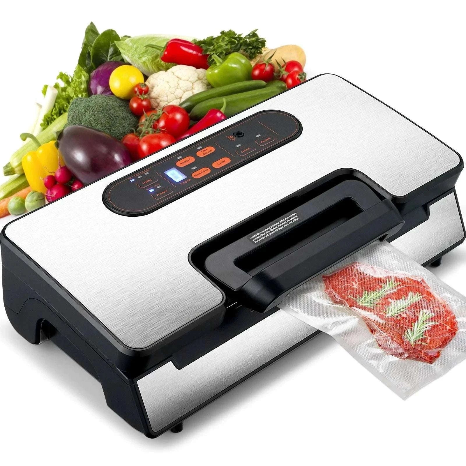 90Kpa Vacuum Sealer Machine with Dual Pumps & Starter Bags-130 W / spain