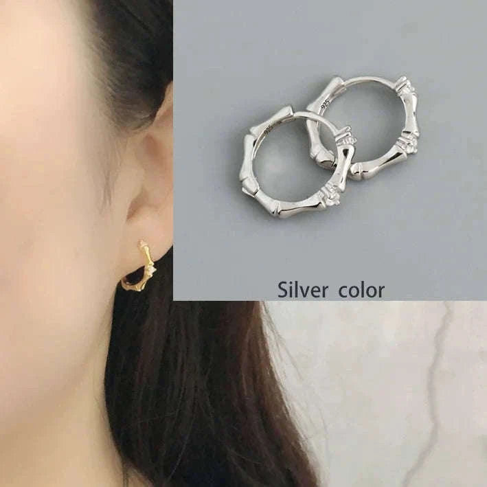 925 Sterling Silver CZ Star Moon Asymmetric Hoop Earrings-30HLZY4617-01