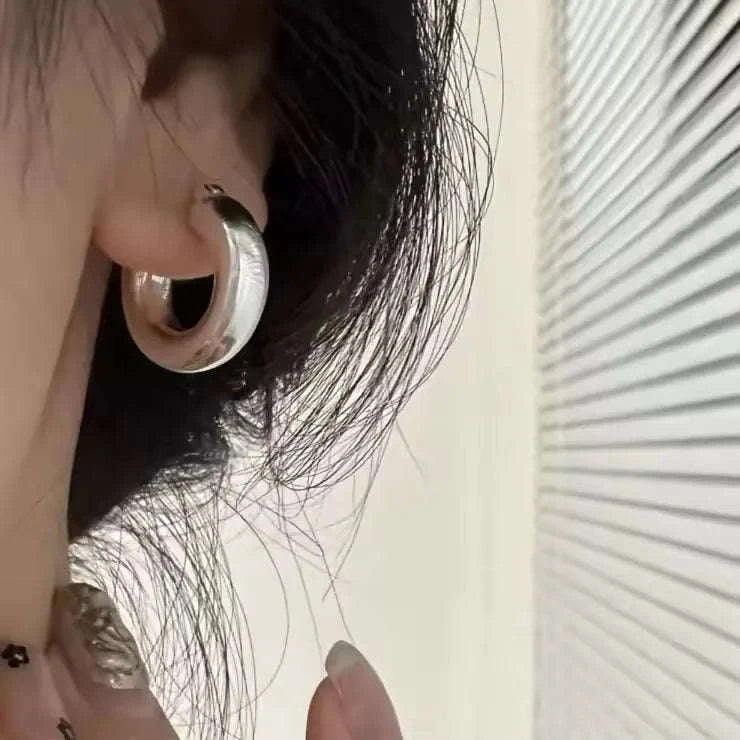 925 Sterling Silver CZ Star Moon Asymmetric Hoop Earrings-30HLZY4617-01