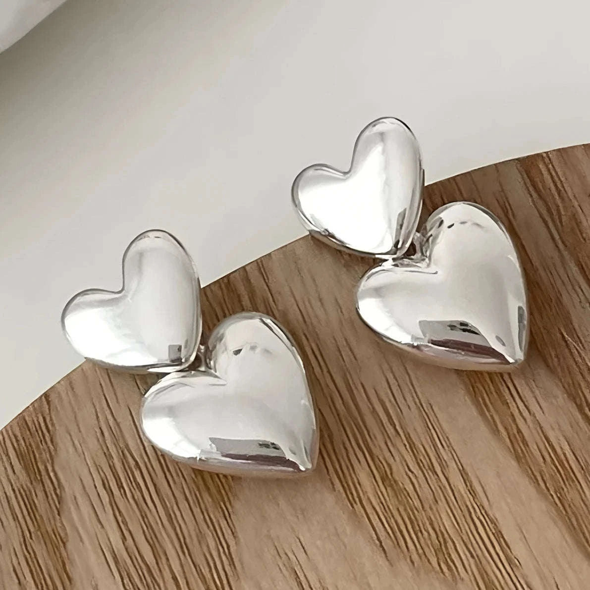 925 Sterling Silver CZ Star Moon Asymmetric Hoop Earrings-30HLZY4617-01