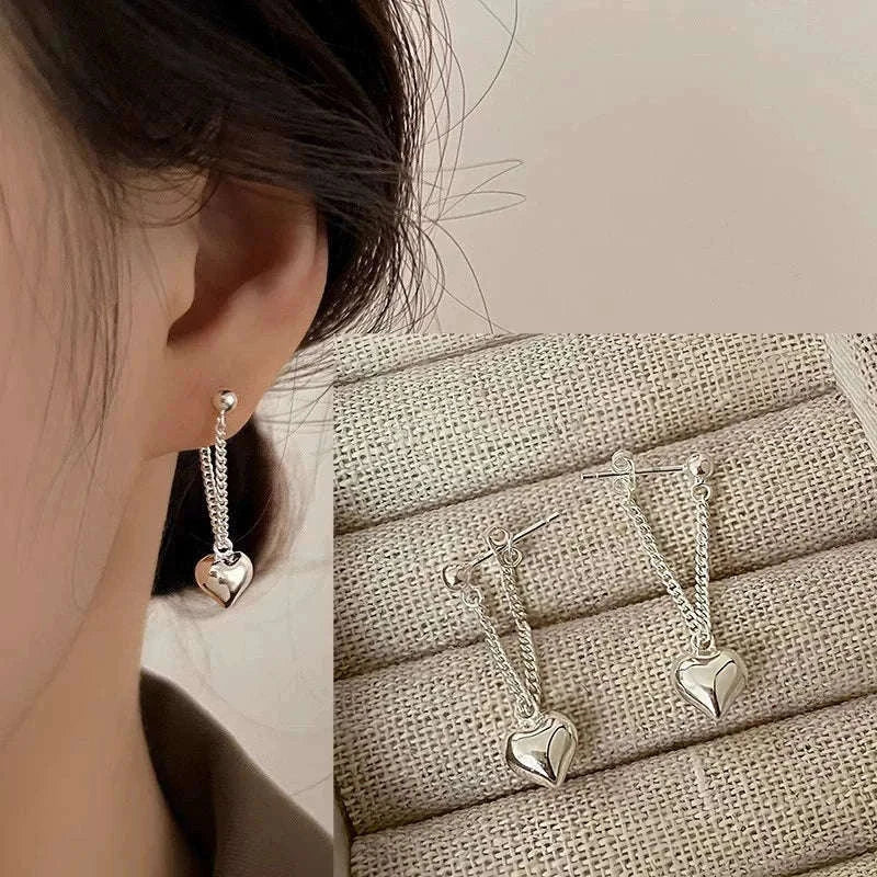 925 Sterling Silver CZ Star Moon Asymmetric Hoop Earrings-30HLZY4617-01