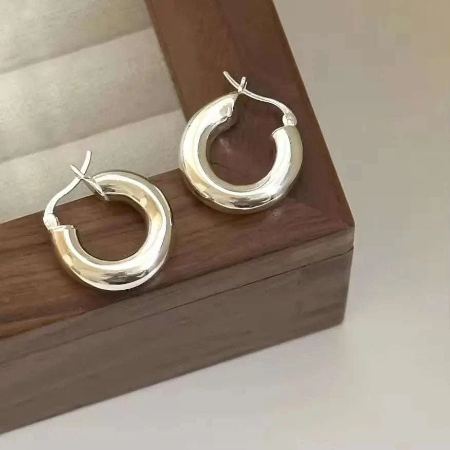 925 Sterling Silver CZ Star Moon Asymmetric Hoop Earrings-30HLZY4617-01