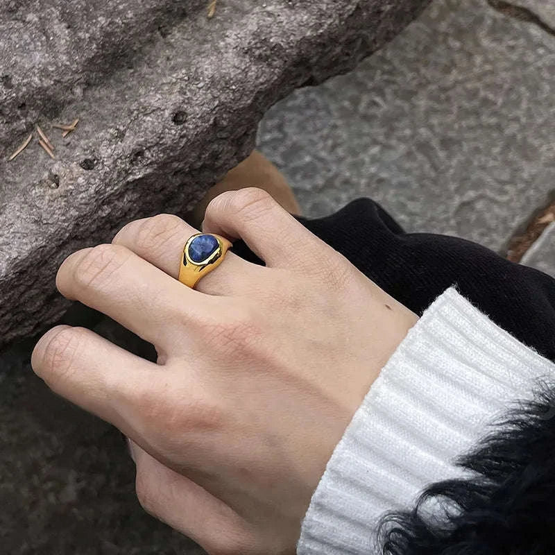 925 Sterling Silver Plated Hetian Jade Bamboo Ring-32WAA7448