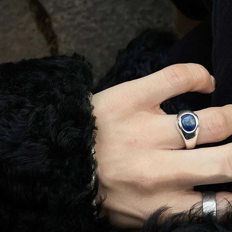 925 Sterling Silver Plated Hetian Jade Bamboo Ring-32WAA7448