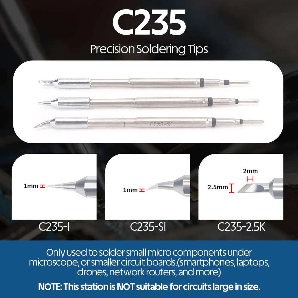 928D-IV Portable Soldering Iron Kit with Type‑C Power-SET2 / United States / 60 W