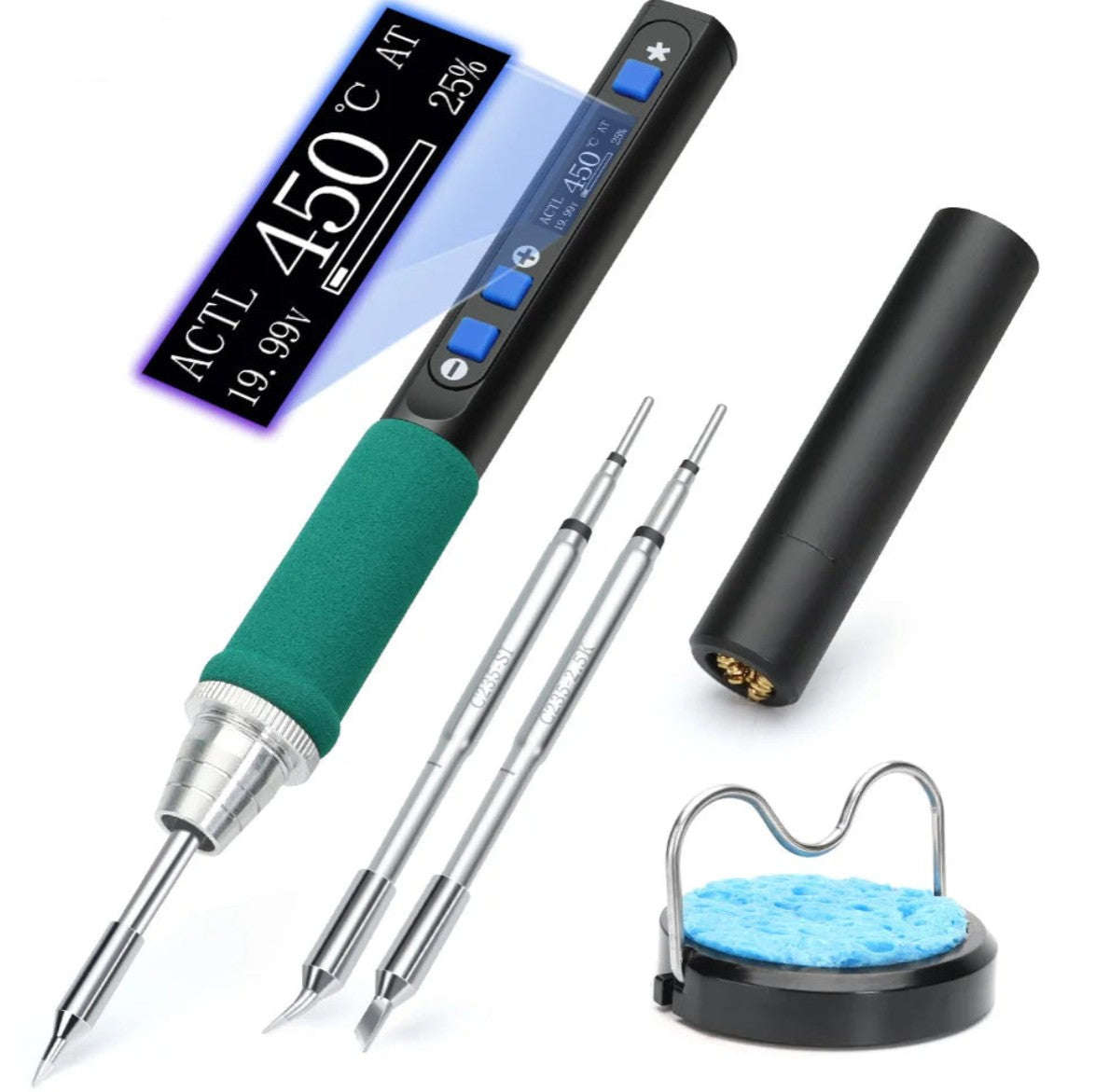 928D-IV Portable Soldering Iron Kit with Type‑C Power-SET2 / United States / 60 W
