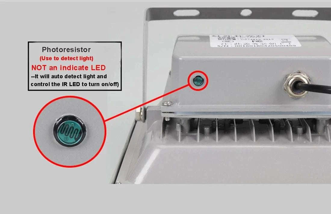 940nm Invisible IR Illuminator Light for CCTV Cameras-60 degree 15m