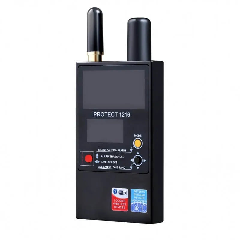 iProtect 1216 3-band RF-detektor för dolda avlyssningsapparater och spårare