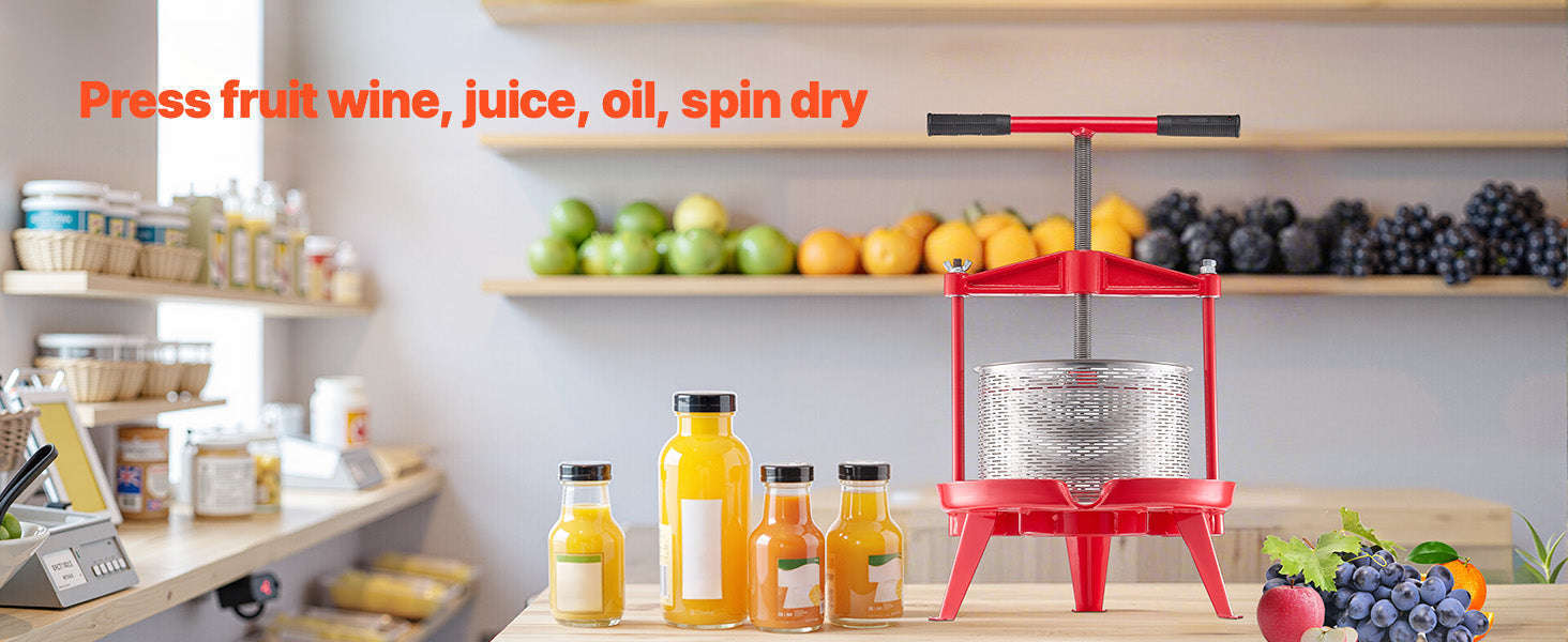 9L/14L Fruit Wine Press Stainless Steel Manual Juice Maker-14L / spain