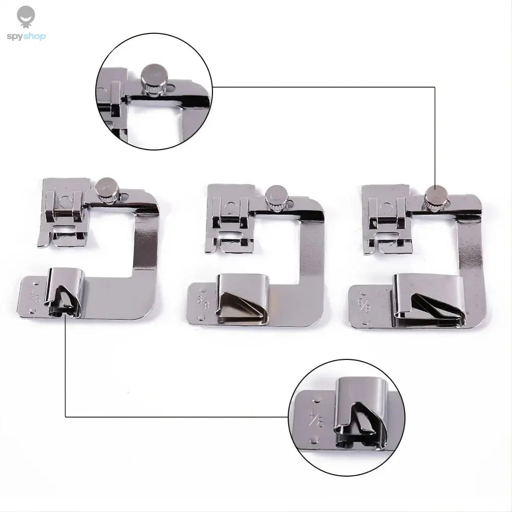 9mm /13mm /19mm /25mm Sewing Machine Foot Press Foot Rolled Hem Feet Household Multi Functional Sew Accessories Spy-shop.com
