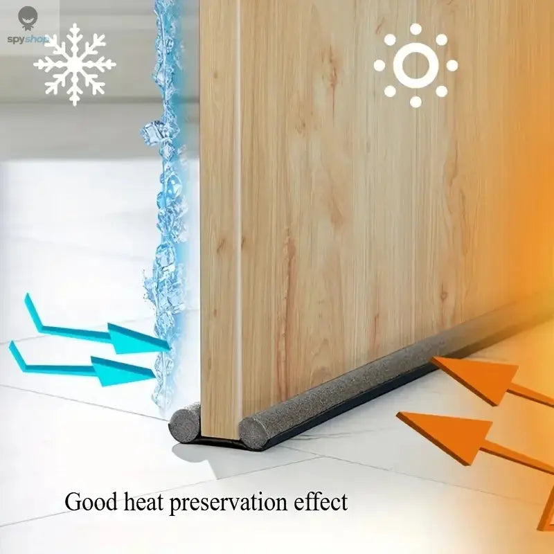 A Sealing Strip Door Seam Door Bottom Sealing Strip Sound Insulation Wind Strip Foam Tape Bedroom Door Gap Waterproof Handwork Spy-shop.com