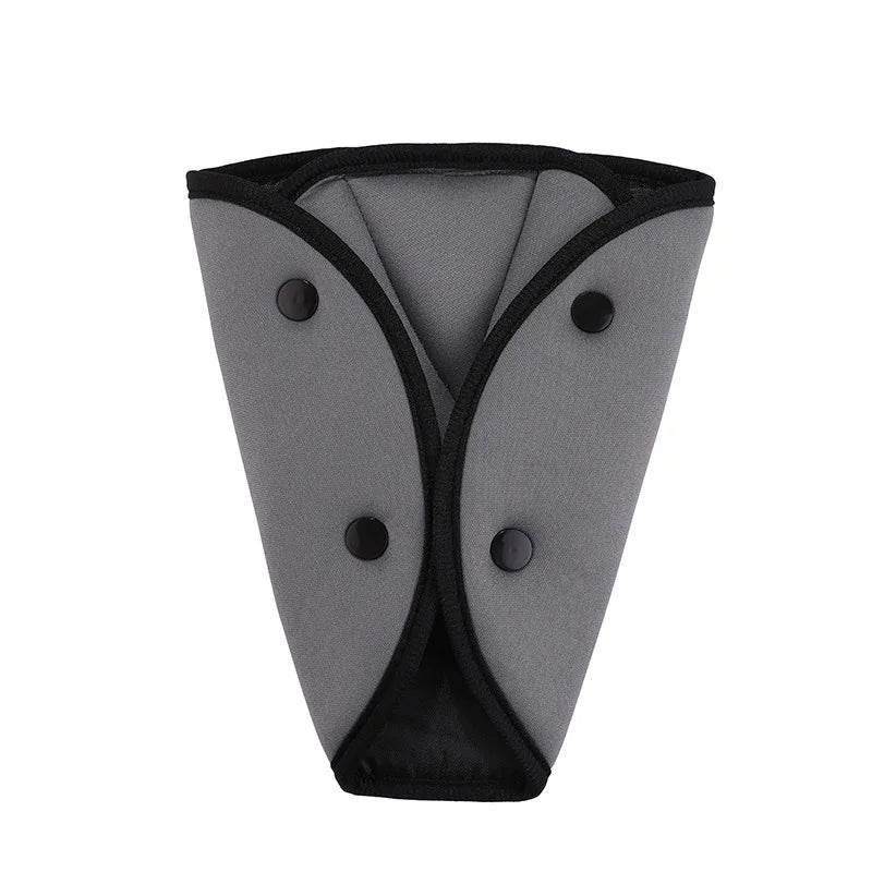 SEAMETAL Car Seat Belt Adjuster for Kids Triangle Fixed Seatbelt for Children Soft Breathable Baby Seat Belt Positioner Cushion
