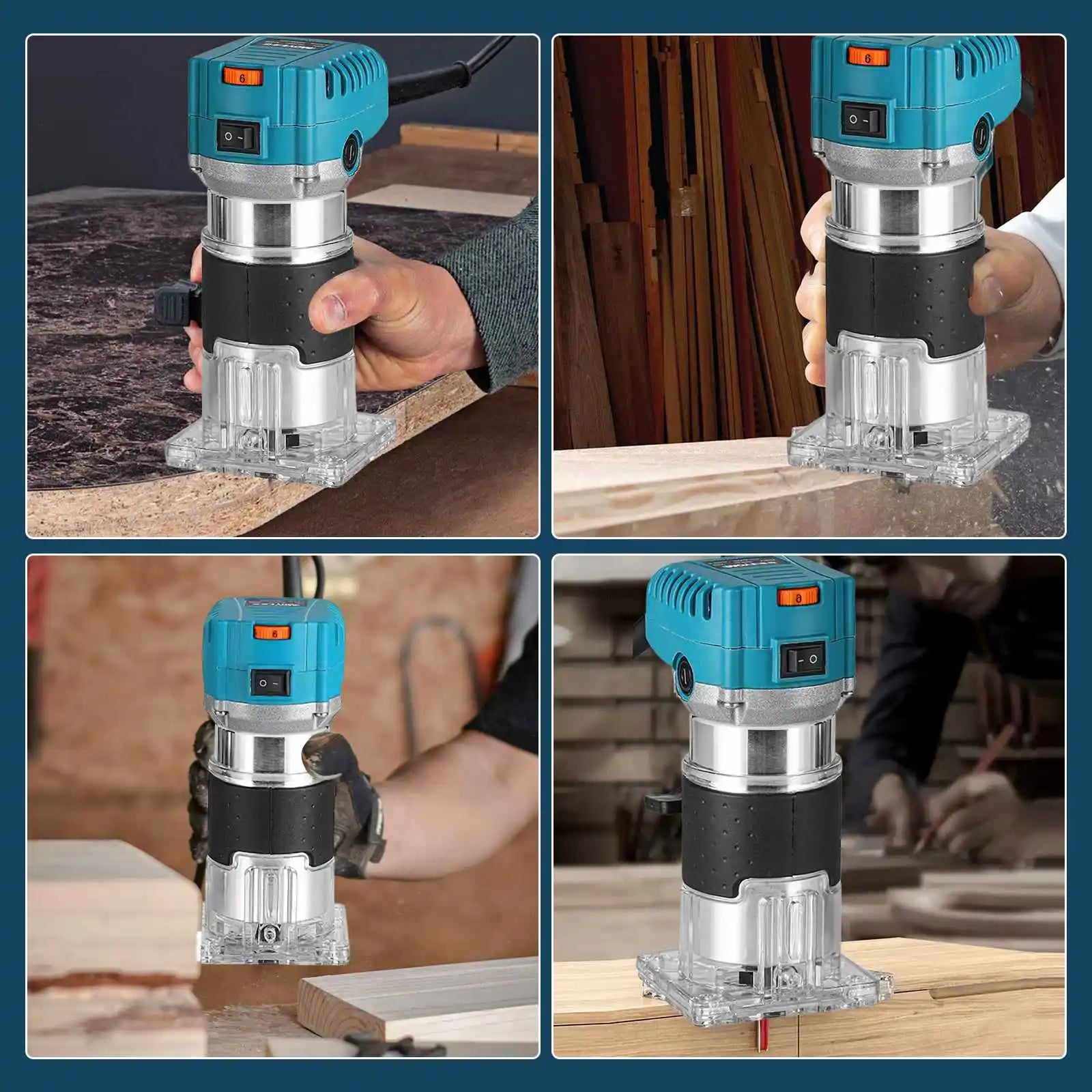 2000W elektrisk kanttrimmer för träbearbetning precision