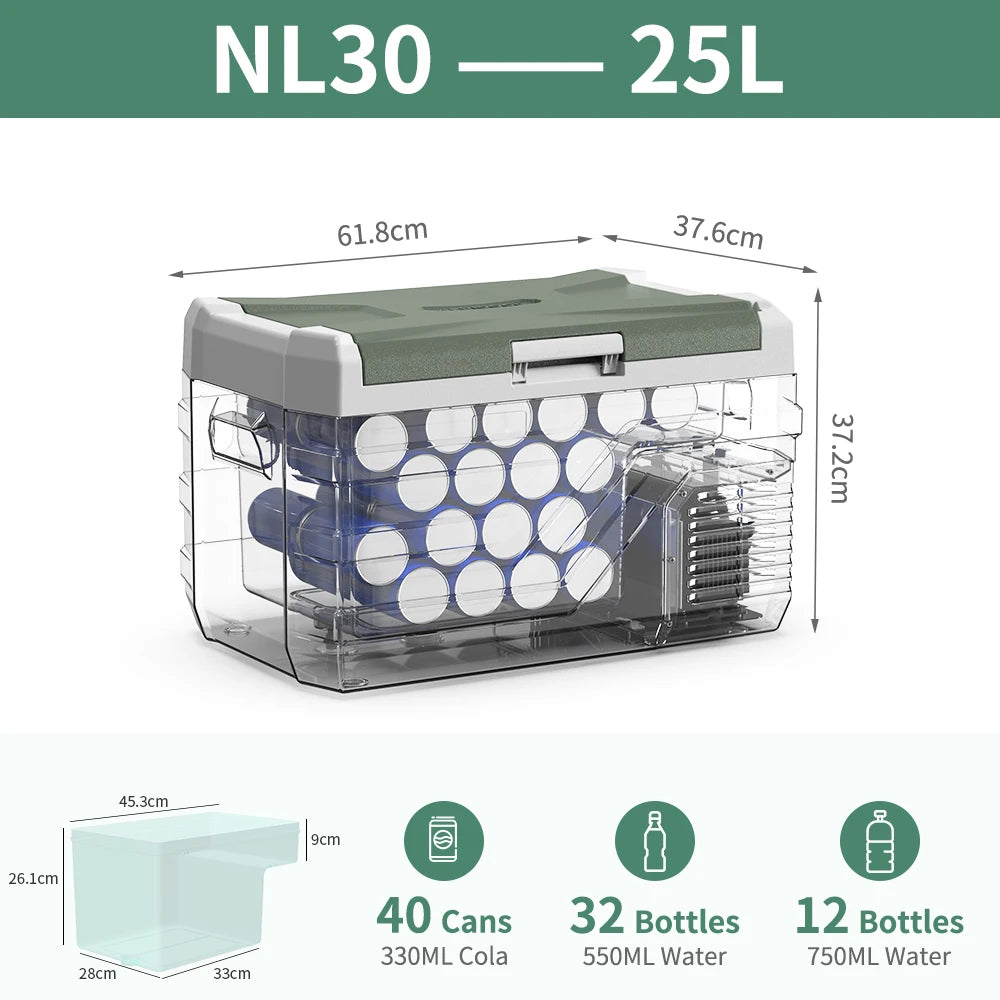 Alpicool Portable Car Refrigerator Freezer 25L 35L 45L