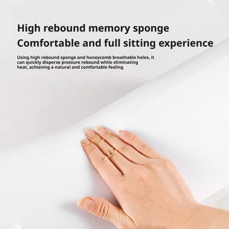 SEAMETAL Car Seat Cushion with Leg Support Cushion Breathable Seat Extender Cushion Anti Slip Universal Seat Protection Cover