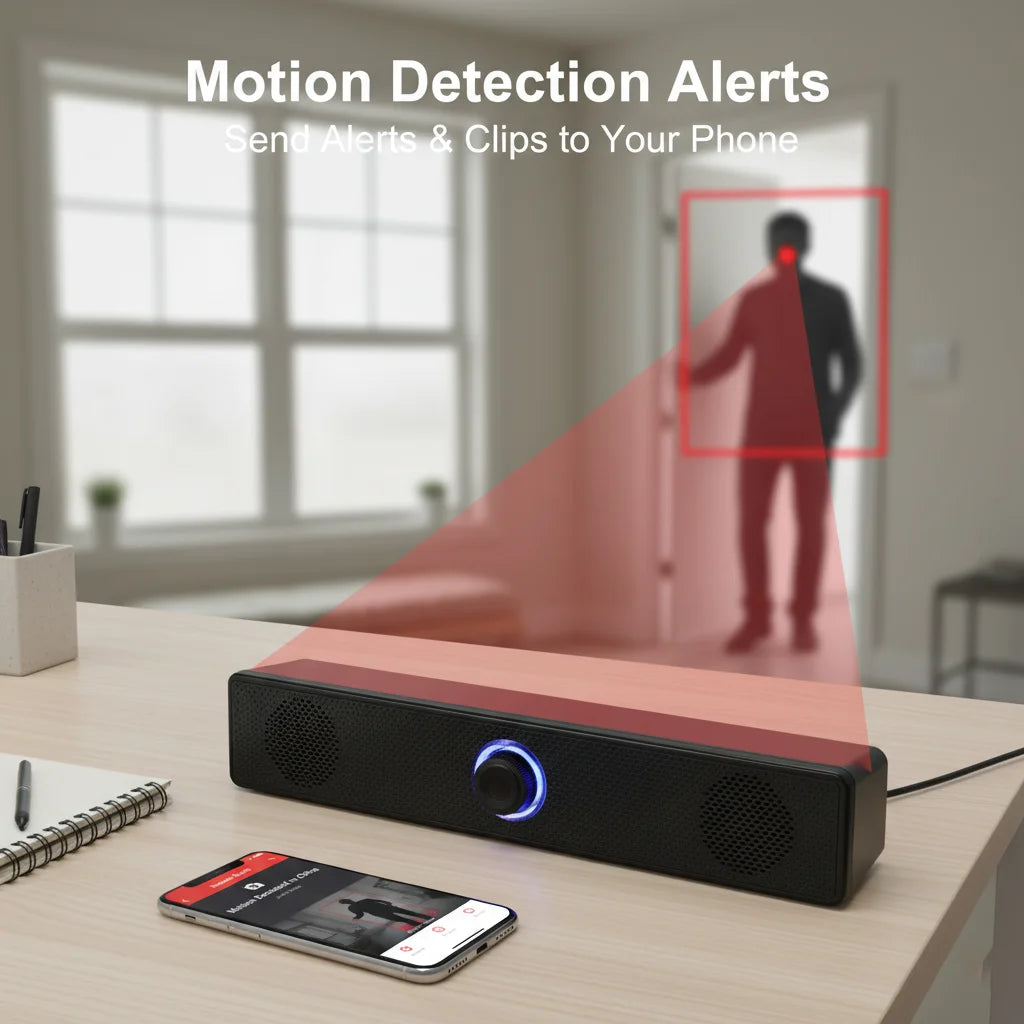 Wireless Speaker Camera 2‑in‑1 with 4K UHD and WiFi 6