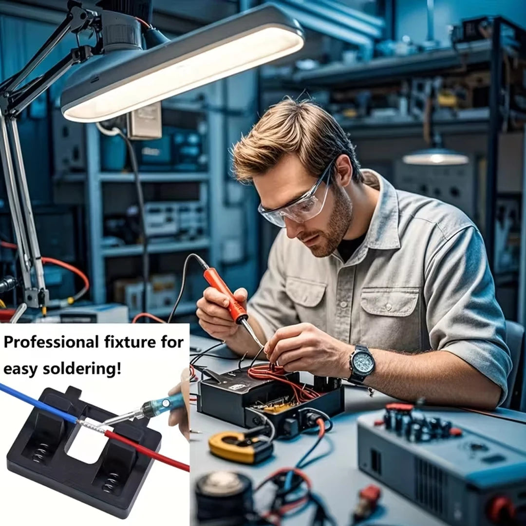 Suction-Base Soldering Support Clamp