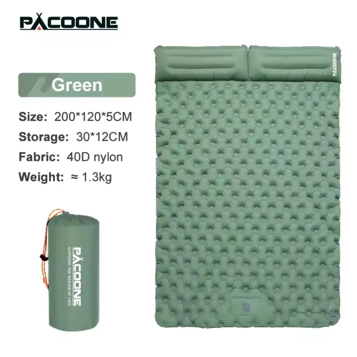 Foldable Inflatable Mattress for Camping and Indoor Sleeping