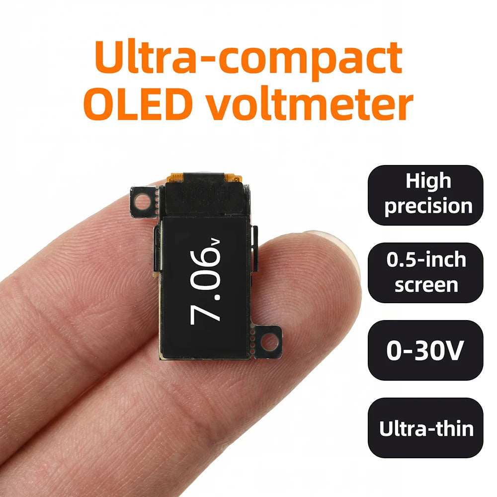 Mini OLED DC-Voltmeter-Modul