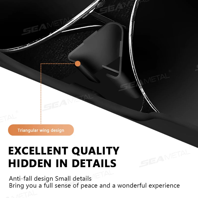 SEAMETAL Extra-Large Car Glasses Case Stable Sun Visor Sunglasses Holder Anti-Scratch Protection Hard Box Car Eyeglasses Holder