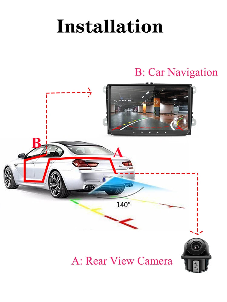 Reverse Camera for Volkswagen and Audi Parking Backup View