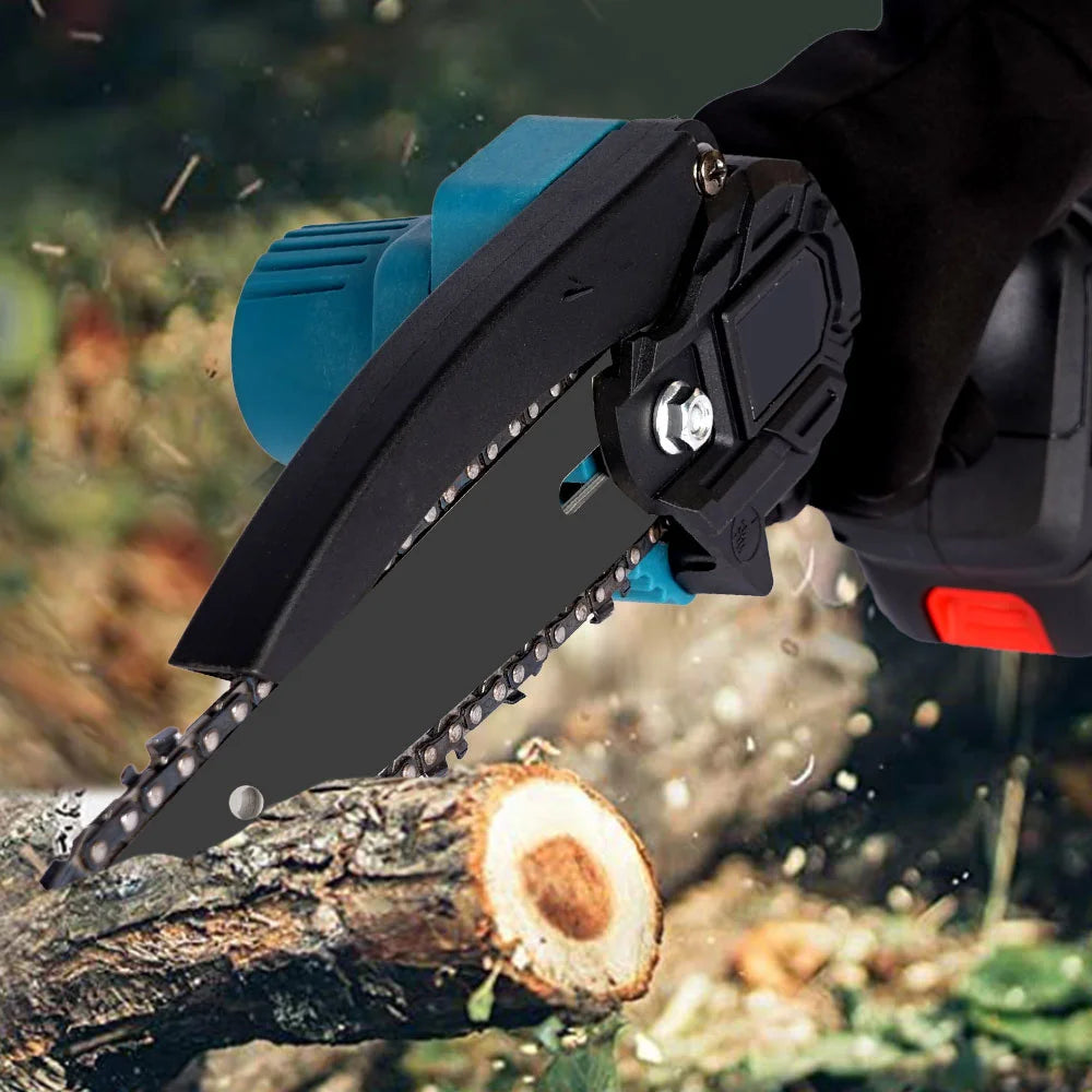 6 Inch Electric Chain Saw Handheld Portable Cutter