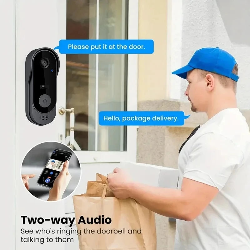 Wireless Video Doorbell 1080P HD WiFi Outdoor Camera