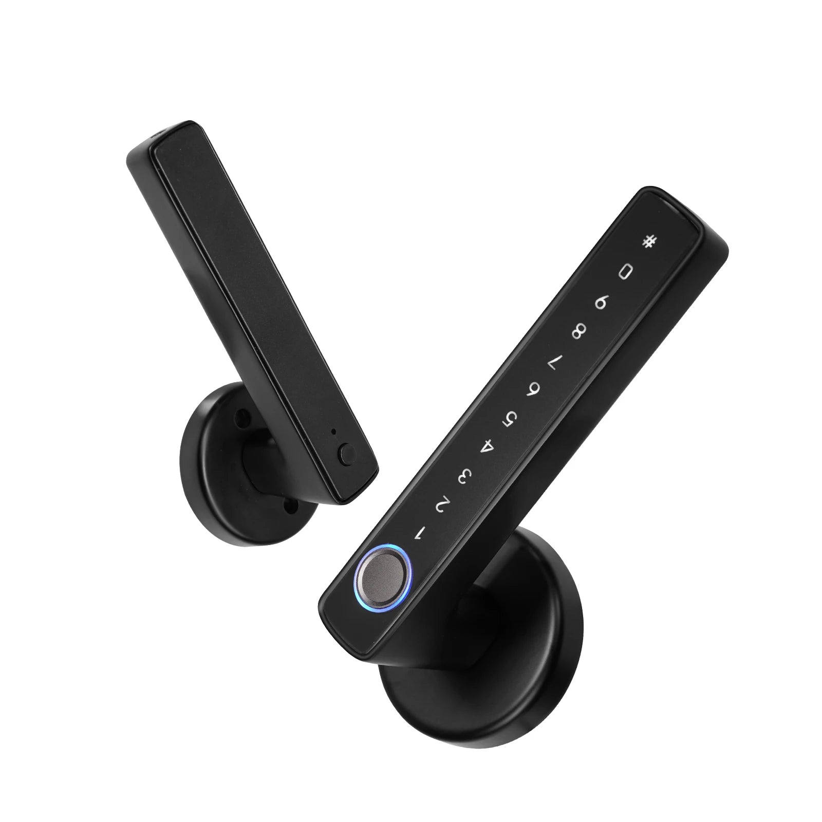 Fechadura de Porta com Impressão Digital Bluetooth Smart, Senha e Desbloqueio Remoto por Aplicação